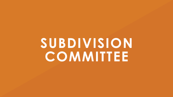 Subdivision Committee
